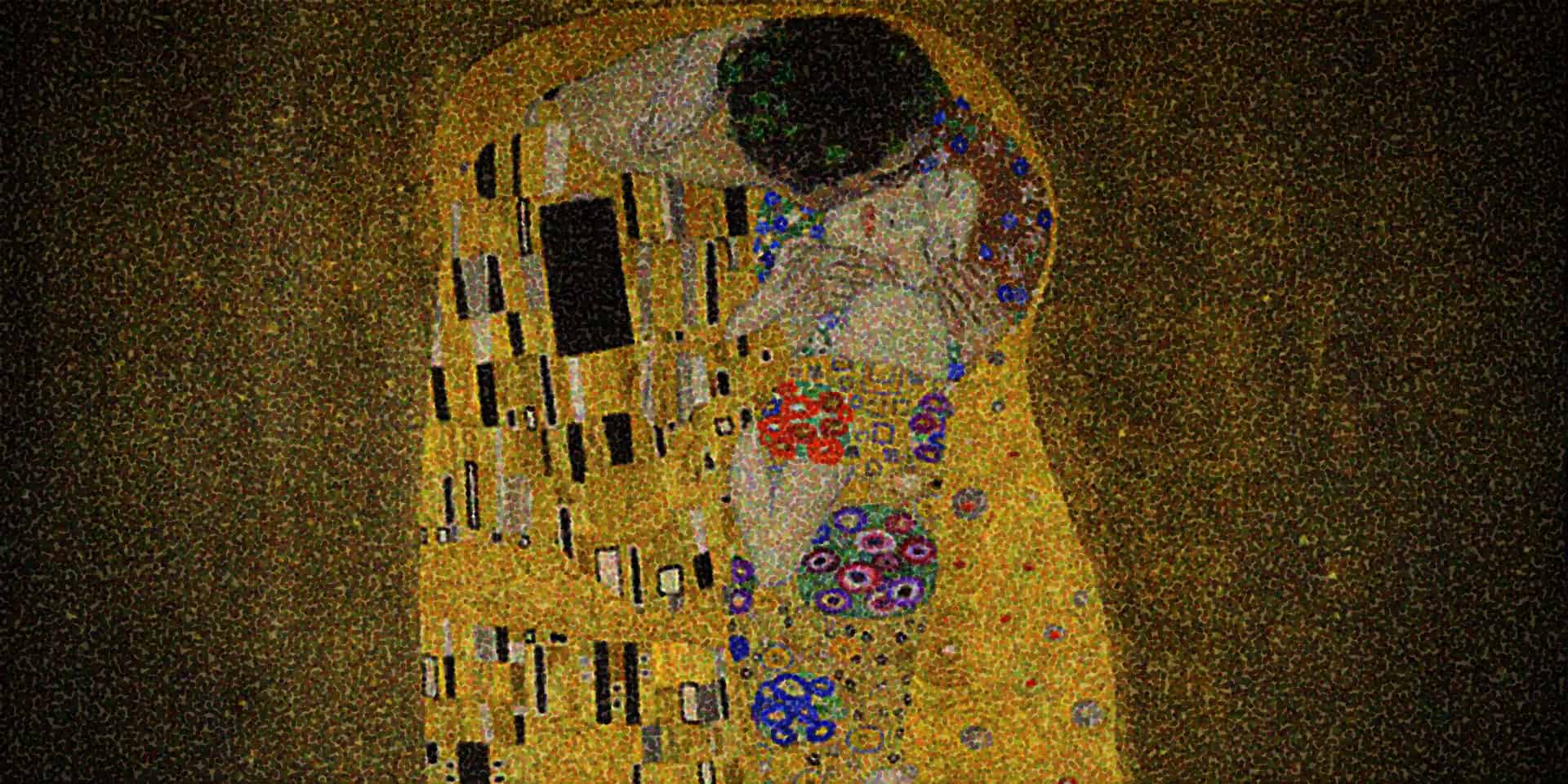 Klimt the kiss blog header